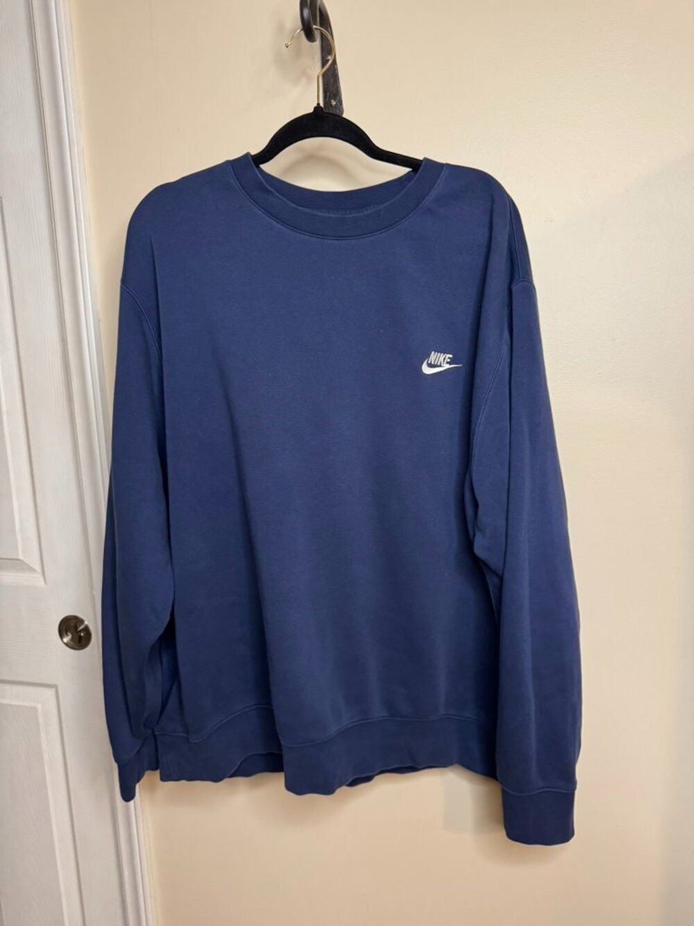 Vintage Nike Navy Blue Crewneck Sweatshirt Size XXL